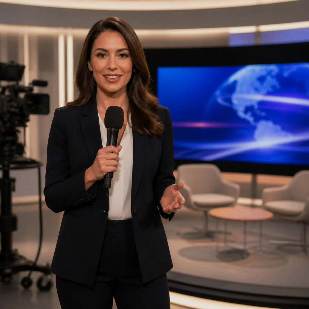 Treinamento de apresentadores de TV